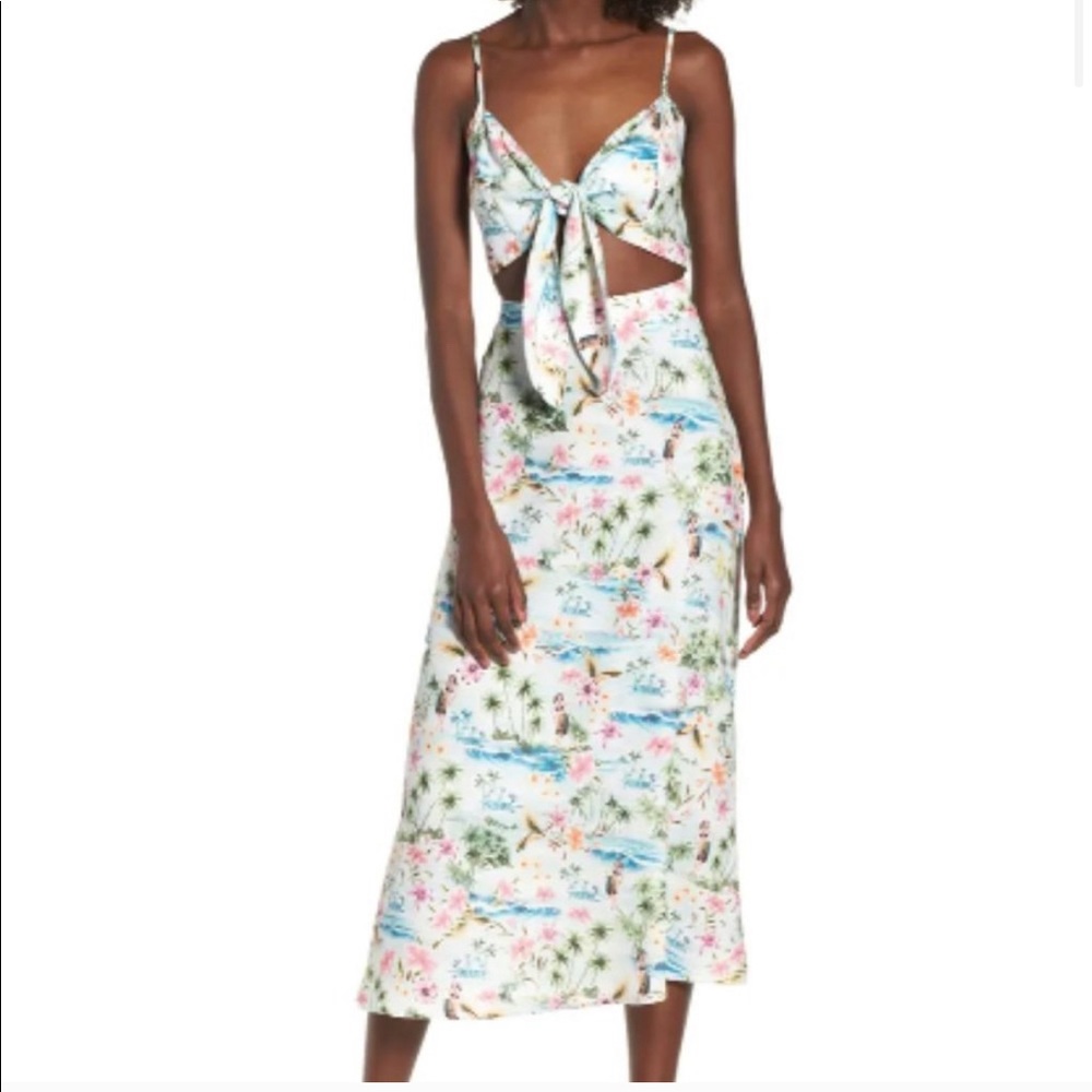 Show Me Your Mumu tropical tie dress